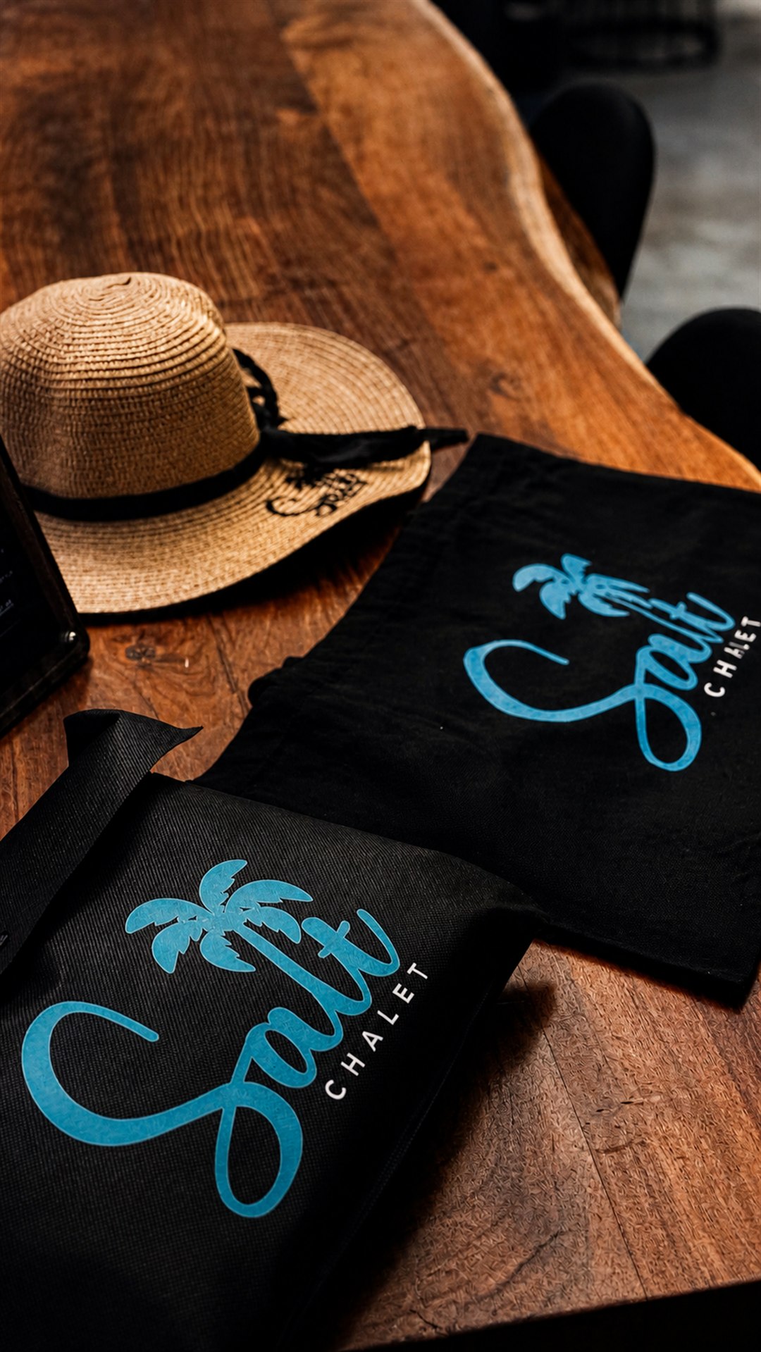 SALT Chalet branded beach essentials