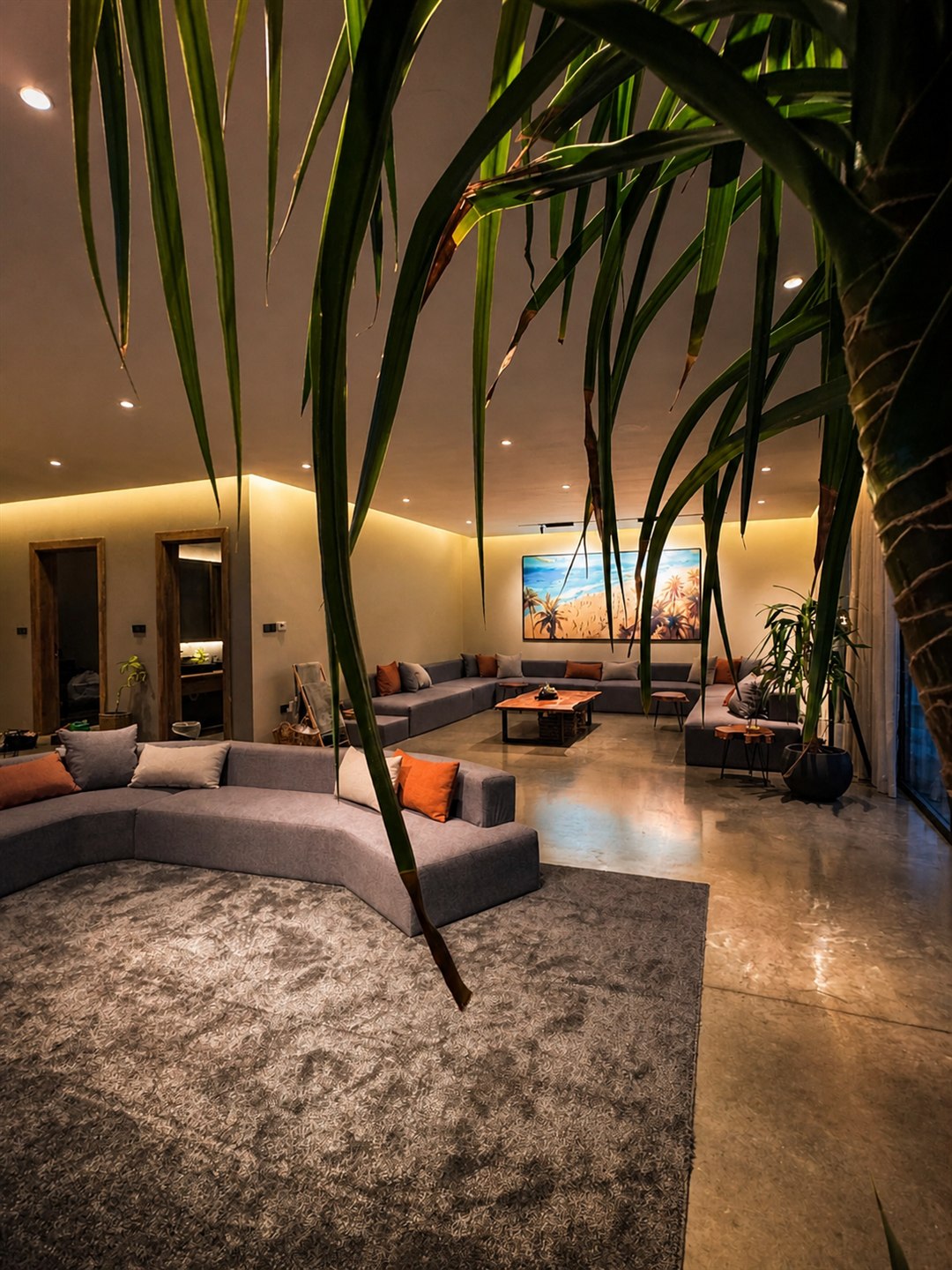 Spacious lounge at SALT Chalet